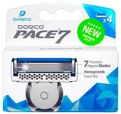 Купить Сменные лезвия Dorco Pace 7 , 4 шт. по низкой цене с доставкой ...