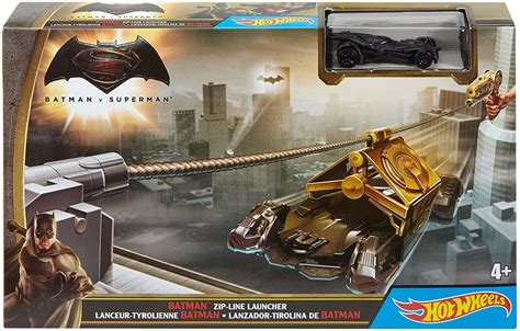 Hot Wheels wyrzutnia z liną Batman v Superman auto Hot Wheels Sklep EMPIK