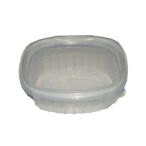 Envase Transparentes 250 Cc Pet Con Tapa Bisagra De Comida Para Llevar