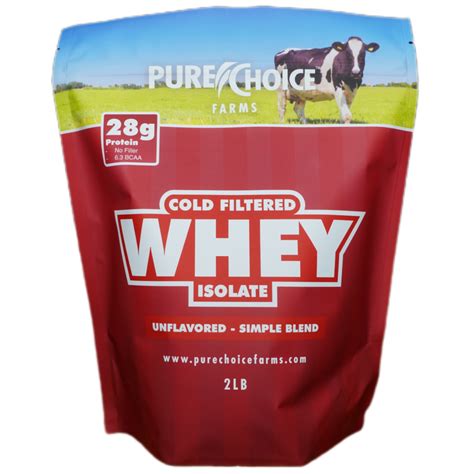 Whey Isolate Protein Powder Pure Choice Farm Pure Choice Farms