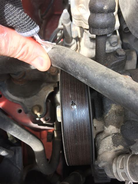 2004 Honda Element Is This Abnormal Belt Damage Rmechanicadvice