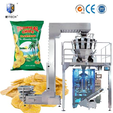 Automatic Weighing Small Potato Nitrogen Banana Plantain Chips Form