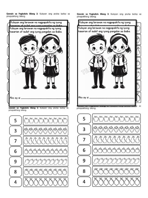 Grade 1 Worksheets | PDF