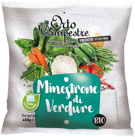 Minestrone Di Verdure Surgelato Orto Campestre Agricoltura Biologica