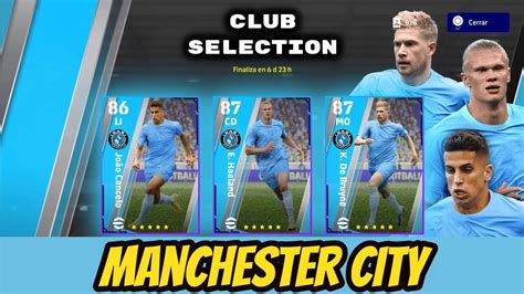 Efootball 2023 MANCHESTER CITY CLUB SELECTION YouTube