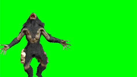 Green Screen Cave Creature Monster Effects Video Youtube