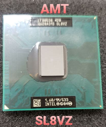 SL8VZ Intel Laptop Celeron M 420 1.6GHz 1M/ 533MHz Mobile Processor CPU ...