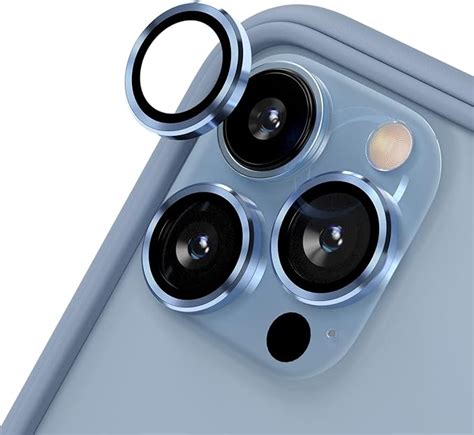 Lentilles De Protection Pour Cam Ra Arri Re Iphone Pro Max Bleu