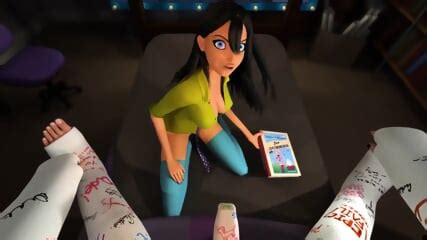 3DGSPOT Horny Brunette Deepthroats And Fucks A Man S Big Cock In Plaster 3D CARTOON PORN