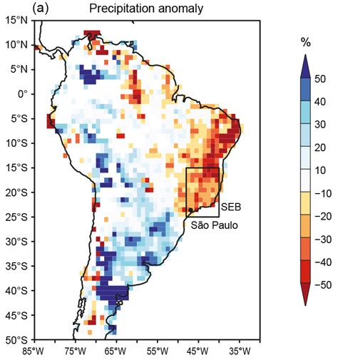 Main drivers of drought in south east Brazil, 2014–15 – World Weather ...