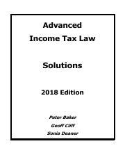 Advanced Income Tax Solutions Pdf Pdf Advanced Income Tax Law