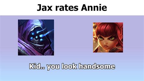 Cookielol Rating League Champions Using Jax Voice Lines Youtube