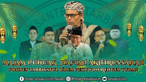 Malam Puncak Haflah Akhirussanah Pondok Pesantren Tarbiyatul Ulum