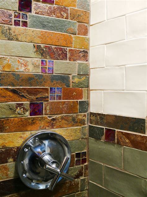 Subway Slate Glass Mosaic Kitchen Backsplash Tile