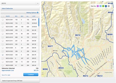 USPS Postal Route Maps