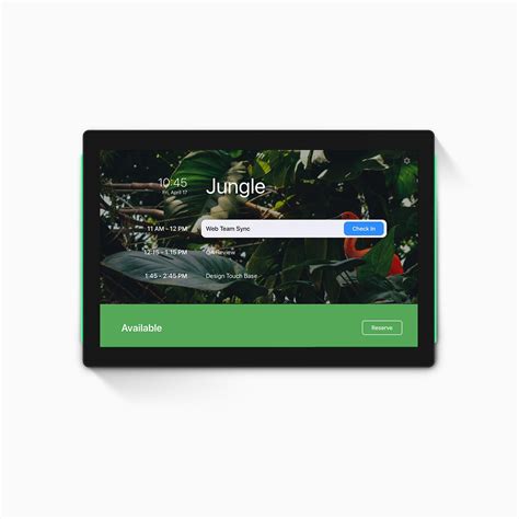 RT13 Touch Panel for Room Scheduling and Meeting Control – Rocware