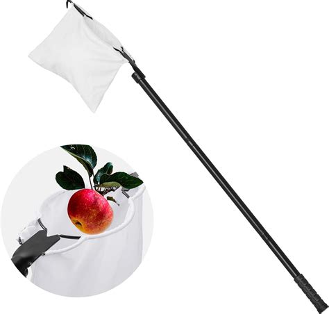 Fruit Picker Pole Tool With Elastic Bag Telescoping Long