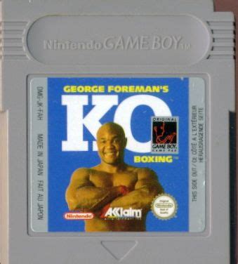 George Foreman S Ko Boxing Box Cover Art Mobygames