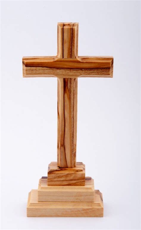 Wood Standing Cross 15cmswooden Cross Cross Made From Wood Holy