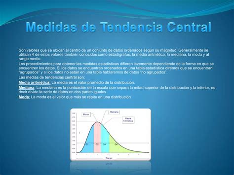 Medidas De Tendencia Central Posici N Y Dispersi N Ppt