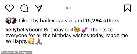 Kelly Gale Slips Into A Skimpy Birthday Suit Bikini As She Celebrates