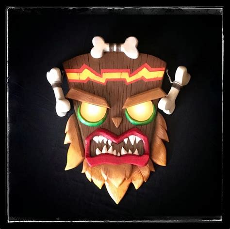 Uka Uka mask | Unique items products, Etsy, Crash bandicoot