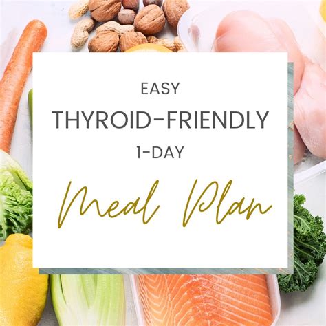 Easy Thyroid Friendly 1 Day Meal Plan — This Unrefined Life