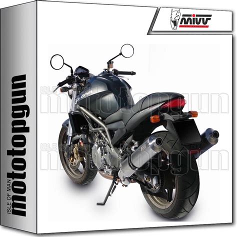 MIVV 2 EXHAUST OEM OVAL TITANIUM CAGIVA RAPTOR 1000 2003 03 EBay