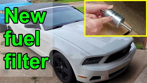 How To Replace Fuel Filter Ford Mustang 2005 2010 Youtube