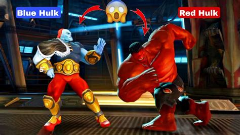 Marvel Super Hero Fight Blue Hulkvs Red Hulk Gameplay Youtube