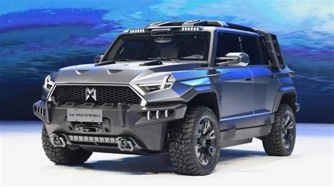 Chinese Brand Reveals Hummer Style Electric Suv Drive