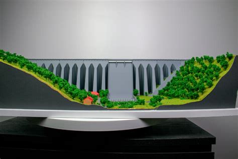 Hydroelectric Dam Scale Model - Architectural Models