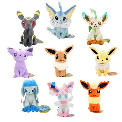 Pokemon Pikachu Cm Sitzende Haltung Eevee Pl Sch Puppe Anime Sammlung