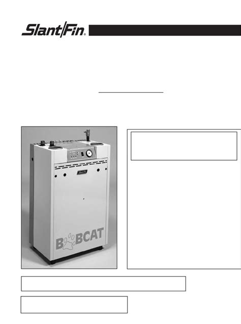 Slant Fin Boiler B 120a User S Guide