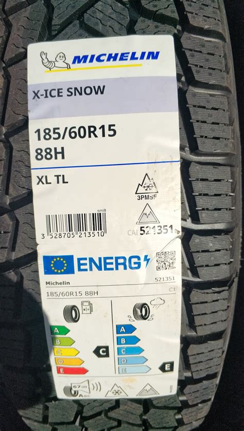 Зимняя резина Michelin X-Ice Snow 185-60 R15 88H XL — Skoda Rapid (1G ...