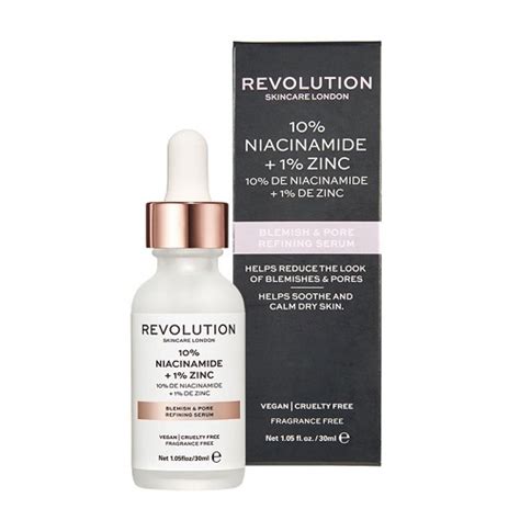 Revolution Skin Blemish And Pore Refining Serum 10 Niacinamide 1