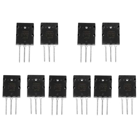 Buy o Transistor Kit, 5 Pairs High Power 2SC5200 Power Amplifier ...