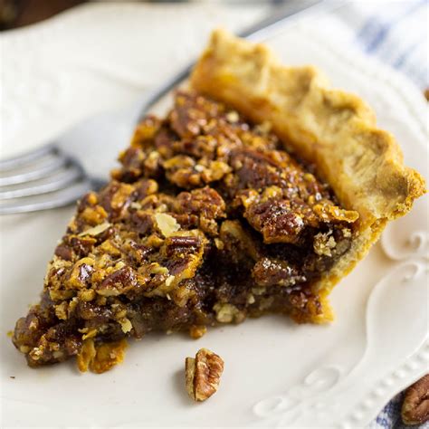 Southern Pecan Pie Slice