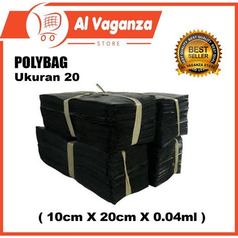 Jual Plastik Polybag Ukuran Cm X Cm X Mm Shopee Indonesia