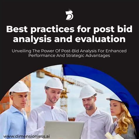 Best Practices For Post Bid Analysis And Evaluation