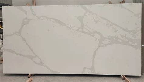 Calacatta White Quartz slabs Kitchen Countertops - Artificial Quartz ...