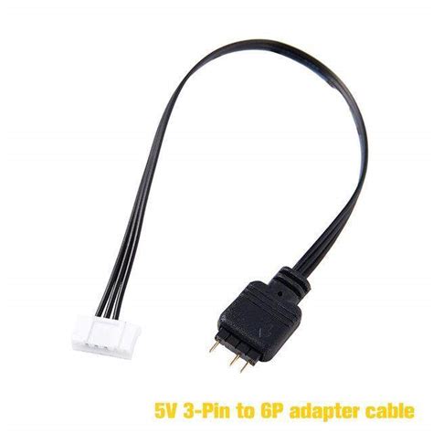 17CM 5V 3Pin ARGB Interface Adapter 4 6PIN Jack Adapter Cable For