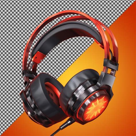 Premium PSD Png Psd Beautiful Gaming Headphones Isolated On A