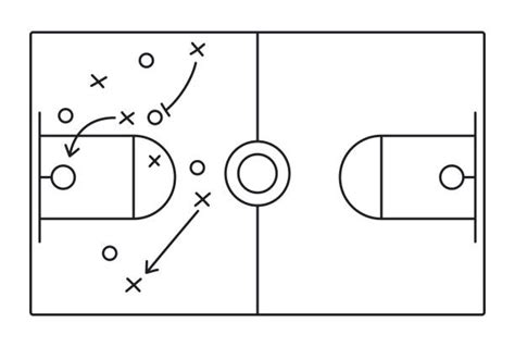 430+ Basketball Plays Diagram Stock Illustrations, Royalty-Free Vector ...