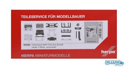 Herpa Fahrerhaus Lkw Modell Man Tgx Xlx Euro Ohne Wlb Dachspoiler