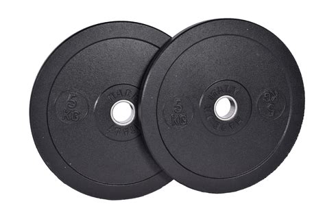 Stunttegels Nl 5kg Rubber Bumper Plate Set 2 Stuks