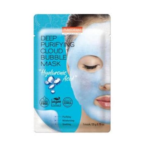 Пенящаяся маска Purederm Deep Purifying Cloud Bubble Mask Hyaluronic ...