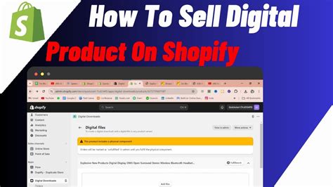 How To Sell Digital Products On Shopify 2024 Free Method Setup