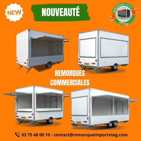 REMORQUE FOOD TRUCK FRITERIE BURGER SNACK REMORQUE IMPORT MAG à 8384