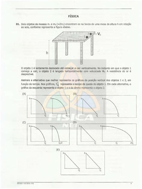 PDF PROVA DE FÍSICA UFRGS 2018 em energia cinética vento